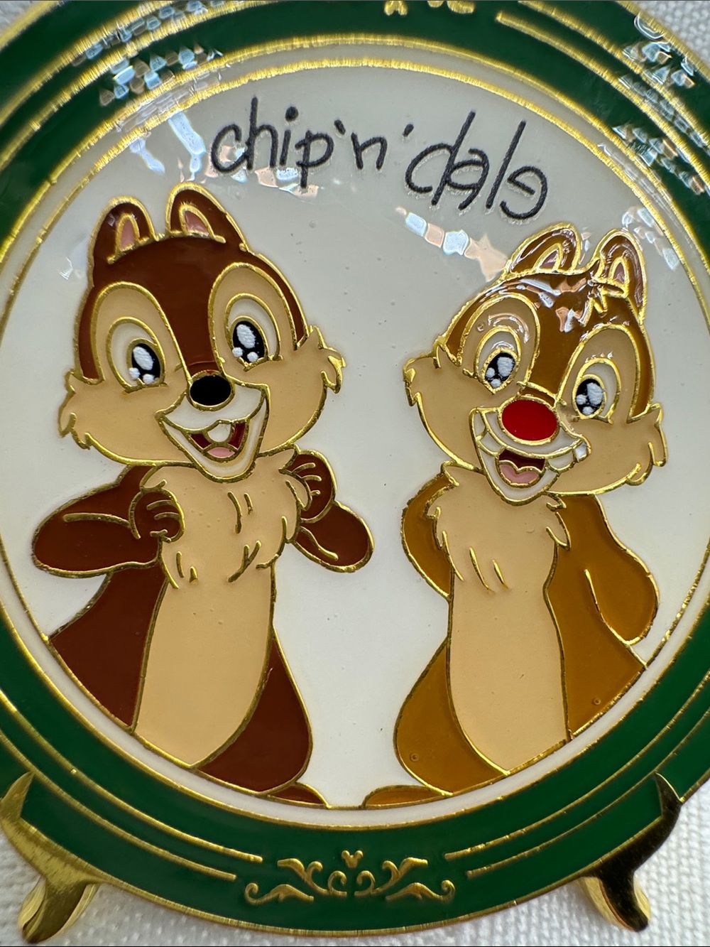 Disney Chip and Dale Signature Platter Released Shanghai Disney Resort 11/1/24